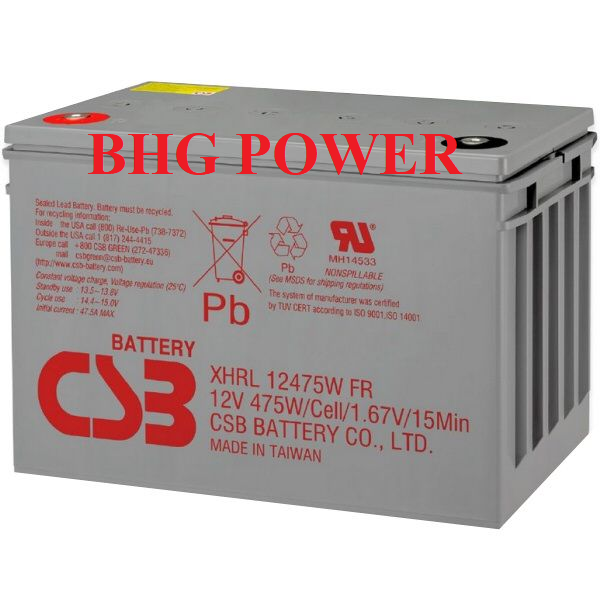CSB XHRL12475W Sealed Lead Acid Battery